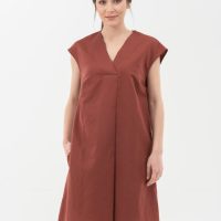 ORGANICATION Kleid aus Leinen mit Bio-Baumwolle