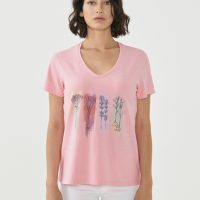 ORGANICATION T-Shirt aus Bio-Baumwolle mit Blumen-Print