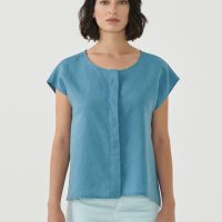 ORGANICATION Bluse aus Leinen und Bio-Baumwolle