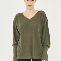 ORGANICATION Pullover aus TENCEL mit Ballonärmeln