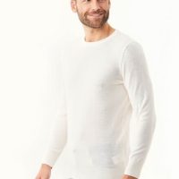 ORGANICATION Pullover aus Bio-Baumwolle mit V-Ausschnitt