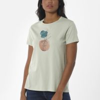 ORGANICATION T-Shirt aus Bio-Baumwolle mit Print