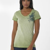 ORGANICATION Cold Pigment Dyed T-Shirt aus Bio-Baumwolle mit Print