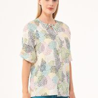 ORGANICATION Bluse aus TENCEL Lyocell mit Allover-Print