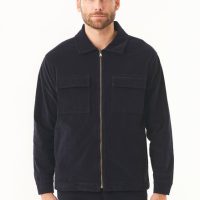 ORGANICATION Full Zip Cord Overshirt aus Bio-Baumwolle