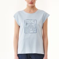 ORGANICATION T-Shirt aus Bio-Baumwolle mit Print