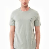 ORGANICATION T-Shirt aus Bio-Baumwolle mit Fahrrad-Print