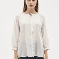 ORGANICATION Bluse aus TENCEL Lyocell mit 3/4 Ärmeln