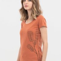 ORGANICATION T-Shirt aus Bio-Baumwolle mit Print