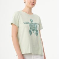 ORGANICATION T-Shirt aus Bio-Baumwolle mit Schildkröten-Print