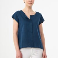 ORGANICATION Bluse aus Leinen und Bio-Baumwolle