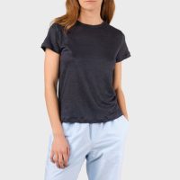 Klitmøller Collective T-Shirt – Rikke linen tee – aus Leinen
