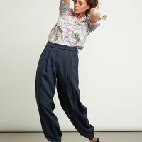 Skrabak Damen Bluse aus Bio-Baumwolle „Britta“ mit floralem Muster