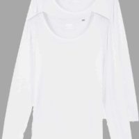 YTWOO 2er Pack Damen Langarm T-Shirt, Longsleeve, Mehrfachpack