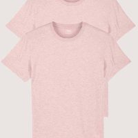 YTWOO 2er Pack Basic Öko T-Shirts aus dickerer Bio-Baumwolle für Damen & Herren