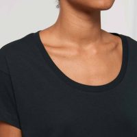 YTWOO Locker geschnittenes Damen T-Shirt aus Bio Baumwolle