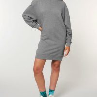 YTWOO Oversized Sweatshirtkleid aus Bio Baumwolle