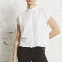 Wunderwerk Damen Bluse aus Lyocell (TENCEL) „Square blouse small collar 1/2“