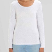 YTWOO Damen Langarm T-Shirt, Longsleeve aus 100% Baumwolle (Bio)