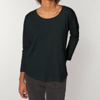 YTWOO Damen Shirt mit 3/4-Ärmeln aus Bio Baumwolle