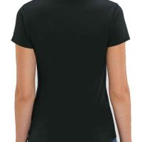 YTWOO Damen Bio T-Shirt mit V Ausschnitt. Basic V Neck Shirt Baumwolle (Bio)