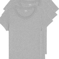 YTWOO 3er Pack Damen Basic T-Shirt aus reiner Bio Baumwolle | sparen im Set