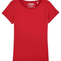 YTWOO Damen Basic T-Shirt aus 100% Baumwolle (Bio)