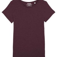 YTWOO Damen Basic T-Shirt aus 100% Baumwolle (Bio)