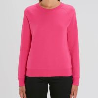 YTWOO Sweatshirt Basic Damen, Sweater, Pullover, Bio-Baumwolle