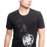 YTWOO Herren T-Shirt mit Totenkopf, Skull als Motiv