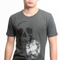YTWOO Herren T-Shirt mit Totenkopf, Skull als Motiv