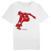 YTWOO Skate for Live, Herren T-Shirt mit Skater als Motiv. Skater Bio Shirt