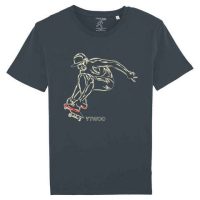 YTWOO Skate for Live, Herren T-Shirt mit Skater als Motiv. Skater Bio Shirt