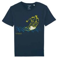 YTWOO Herren T-Shirt mit Wellenreiter, Surfer Bio Shirt