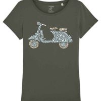 YTWOO T-Shirt Patchwork Roller