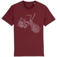 YTWOO T-Shirt Mini Bike, Choppper Bike, Fahrrad Bio T-Shirt, Retro Bike