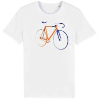 YTWOO Bio T-Shirt mit Fahrrad, Rennrad, Bike, Rad als Motiv.