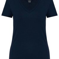 YTWOO Damen Tshirt mit V-Ausschnitt aus 100% Bio-Baumwolle