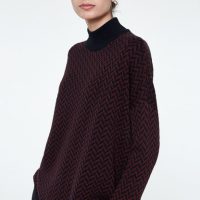 ARMEDANGELS IVANNAA HERRINGBONE – Damen Pullover aus Bio-Baumwolle
