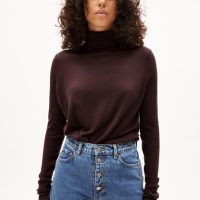 ARMEDANGELS KAATHIA – Damen Strick Pullover Slim Fit aus TENCEL Lyocell Mix