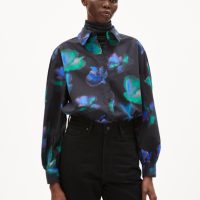 ARMEDANGELS BAAJI GLITCH FLORAL – Damen Bluse Oversized Fit aus Bio-Baumwolle