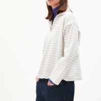 ARMEDANGELS NAIRAA STRIPE – Damen Sweatshirt Oversized Fit aus Bio-Baumwolle