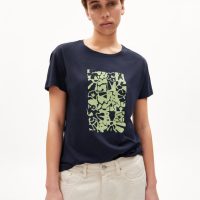 ARMEDANGELS NELAA FLORAL – Damen T-Shirt Loose Fit aus Bio-Baumwolle