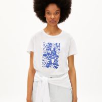 ARMEDANGELS NELAA FLORAL – Damen T-Shirt Loose Fit aus Bio-Baumwolle