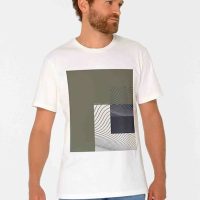 ThokkThokk Herren Print T-Shirt CUBES aus Biobaumwolle