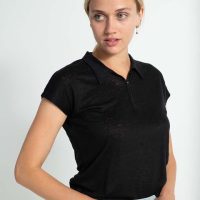 Alma & Lovis Leinenshirt im Polostyle aus 100% Leinen | Linen Polo