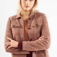 Alma & Lovis Karo-Blazerjacke aus Bio-Baumwolle | Check Jacke