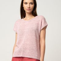 Alma & Lovis Strickshirt aus Bio-Baumwolle (kbA) und Leinen | Cot-Lin Shirt