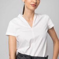 Alma & Lovis Kurzarmshirt aus Bio-Baumwolle | Short Kelch