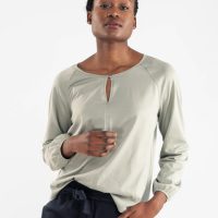 Alma & Lovis Feminine Bluse aus Bio-Baumwolle | Raglan Blouse
